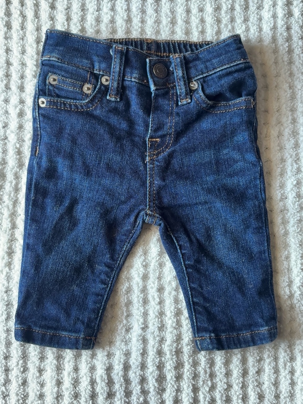 Baby Polo Ralph Lauren navy blue denim jeans
